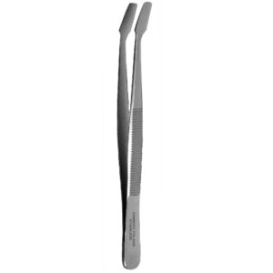Pinceta filatelistyczna, dł. 110 mm, odgięta