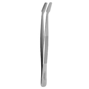 Pinceta filatelistyczna, dł. 120 mm, odgięta